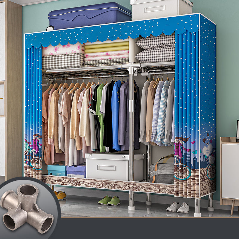 Contemporary Indoor Cabinet Matte Finish Wardrobe for Bedroom