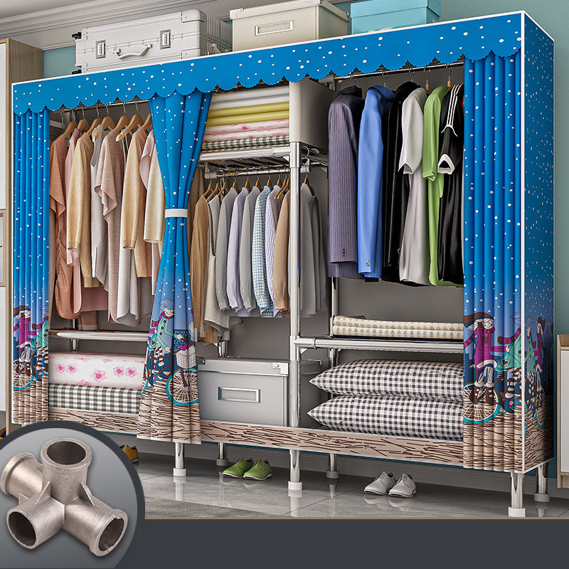 Contemporary Indoor Cabinet Matte Finish Wardrobe for Bedroom