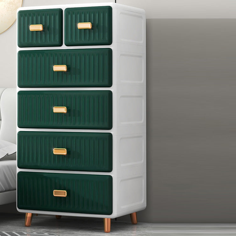 Bedroom Plastic Matte Finish Storage Cabinet Contemporary Cabinet with Metal Legs