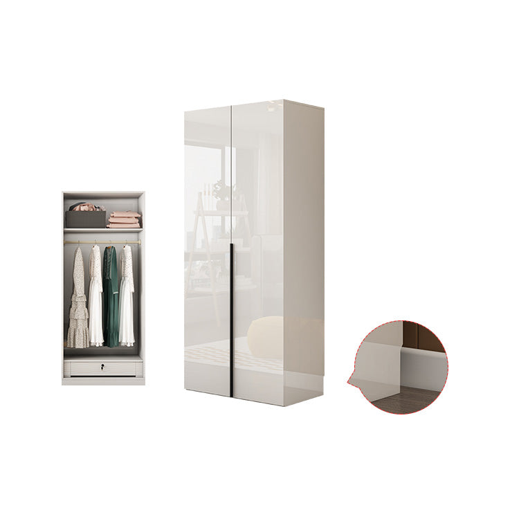 White Colour Wooden Wardrobe Soft Close Drawer Wardrobe Closet for Bedroom