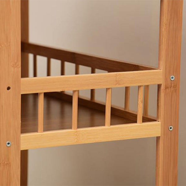 Open Storage Kitchen Trolley Home Dining Manufactured Wood Kitchen Trolley