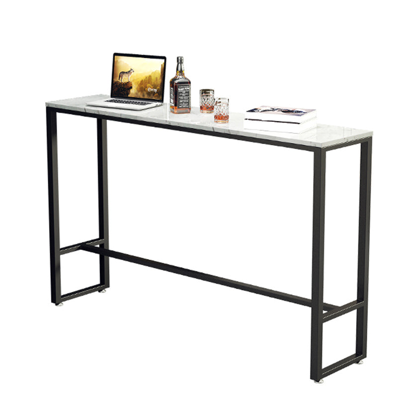 Rectangle Marble Bar Table Set Industrial Style 1/3/5 Pieces Bar Height Bar Set