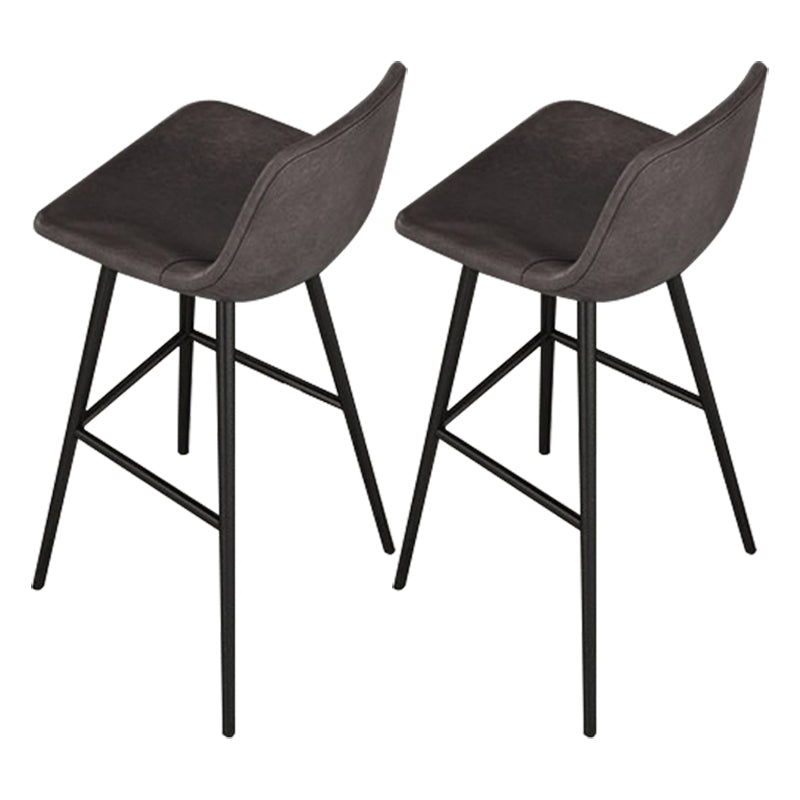 Modern Bar Table Set 1/2/3 Pieces Stone Rectangle Bar Set with Upholstered Stools