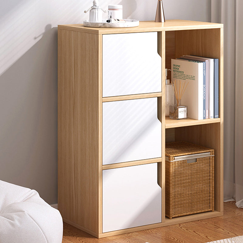 Modern Knobs Handle Storage Cabinet Solid Wood Standard Cabinet