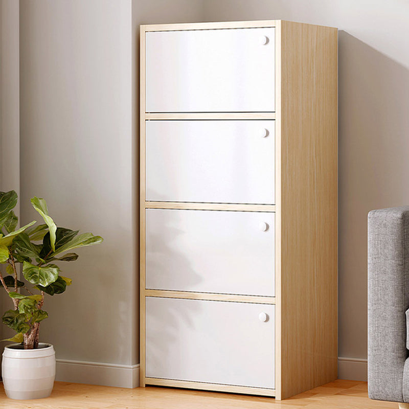 Modern Knobs Handle Storage Cabinet Solid Wood Standard Cabinet