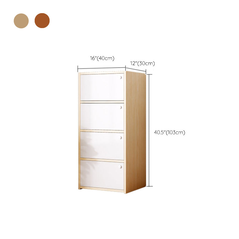 Modern Knobs Handle Storage Cabinet Solid Wood Standard Cabinet