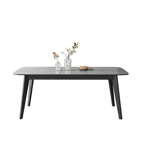 Rectangle Extendable Dining Table Modern Stone Dining Table for Dining Room