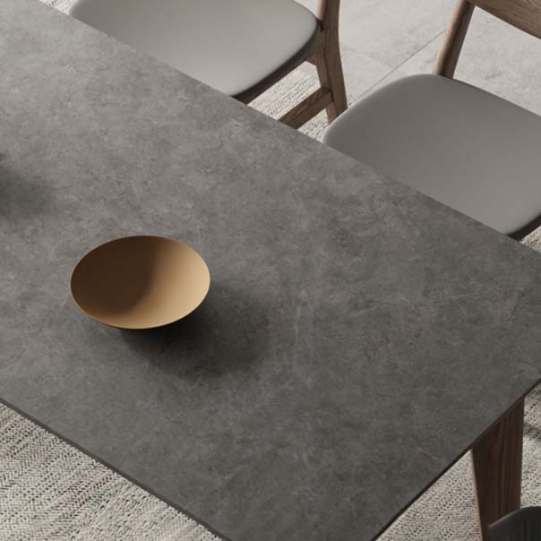 Modern Dining Sintered Stone Table Dining Rectangle Table for Home Use