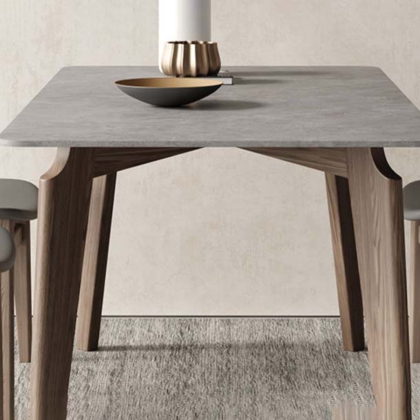 Modern Dining Sintered Stone Table Dining Rectangle Table for Home Use