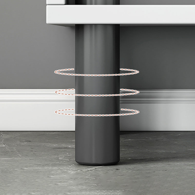 Contemporary Standard Bookshelf Engineered Wood Bookcase with Shelves