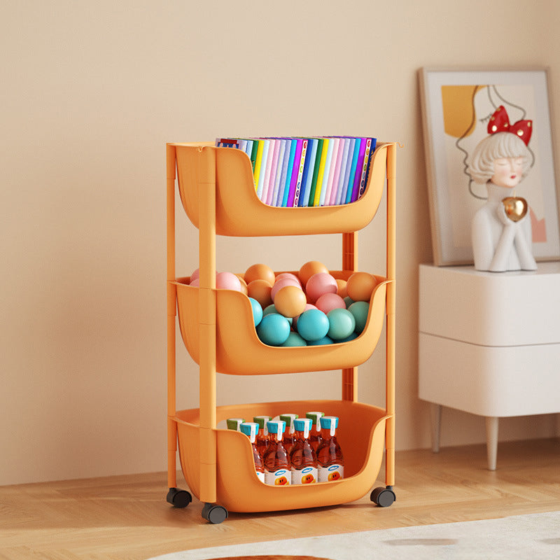 Contemporary Plastic Bookcase Standard Open Back Bookshelf with Shelves