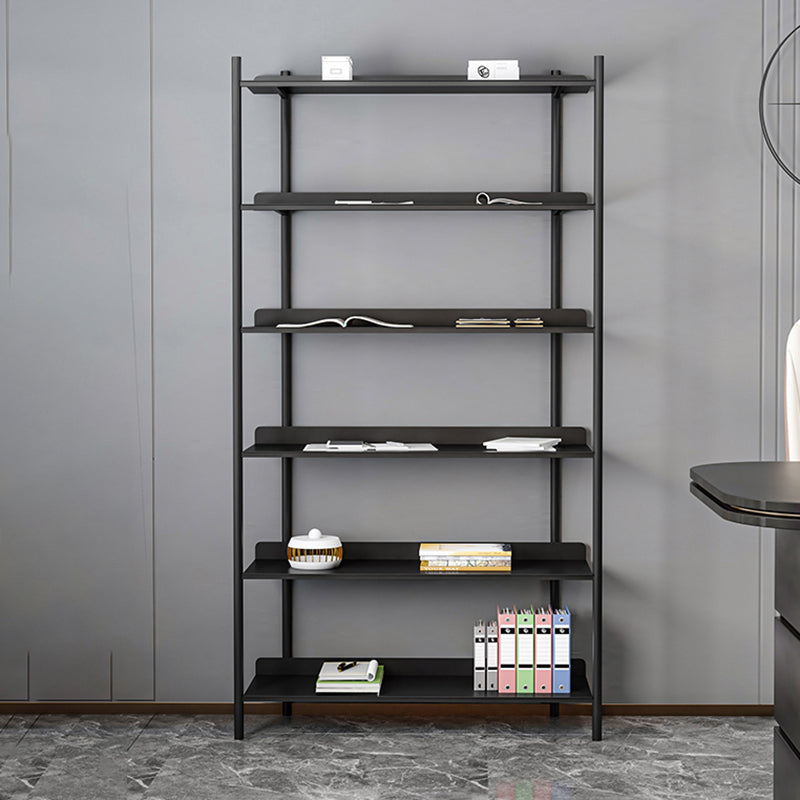 12.6" W Glam Shelf Bookcase Antique Finish Etagere Metal Bookshelf