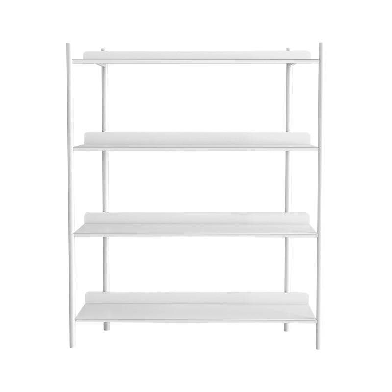 12.6" W Glam Shelf Bookcase Antique Finish Etagere Metal Bookshelf