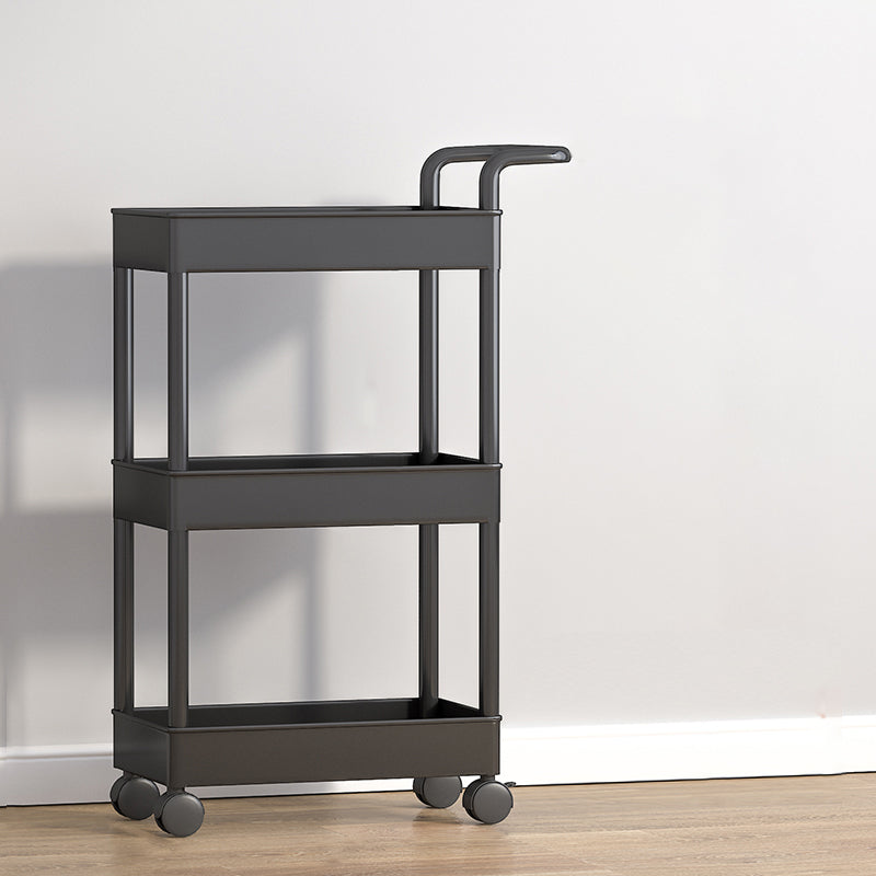 Scandinavian Plastic Bookcase Standard Open Back Bookshelf with Shelves