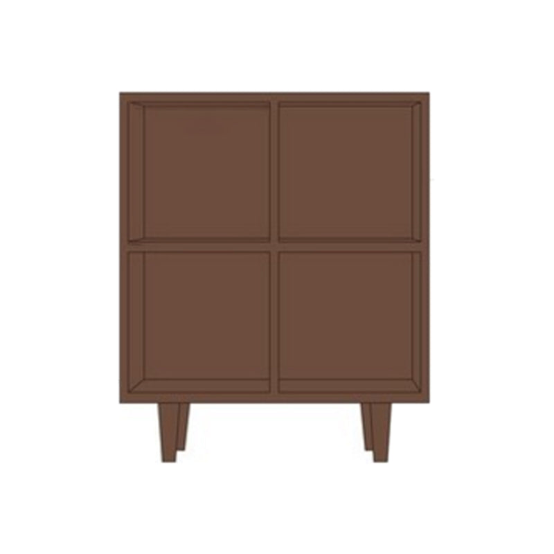 Contemporary Wooden Bookshelf Standard Bookcase with Shelves