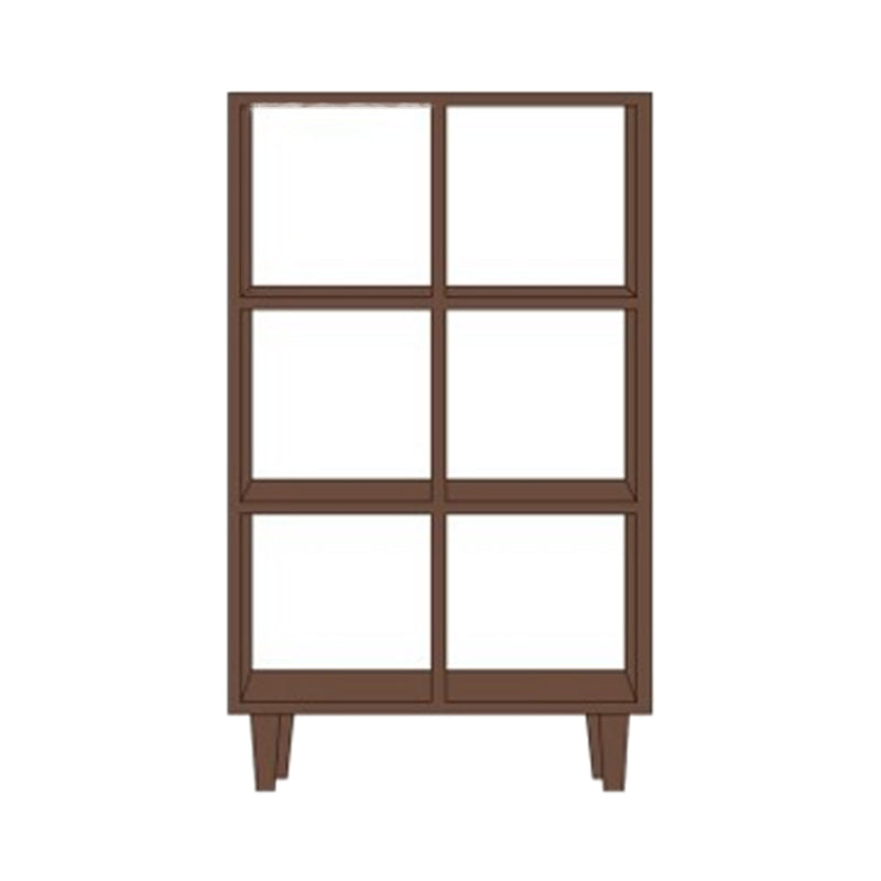 Contemporary Wooden Bookshelf Standard Bookcase with Shelves