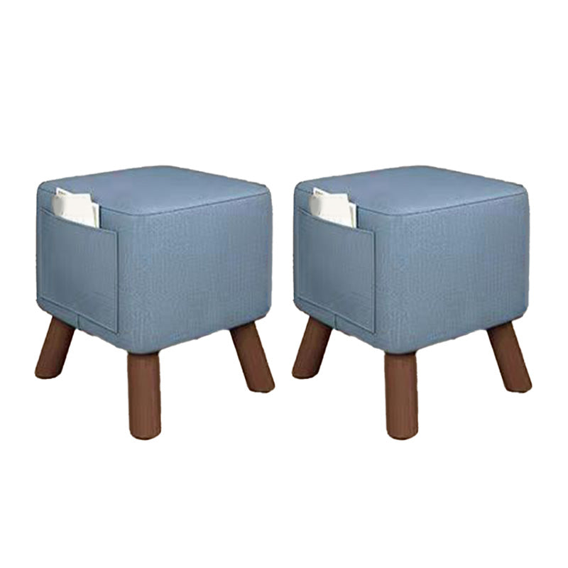 Modern Square Standard Pure Color Water Resistant Standard for Living Room