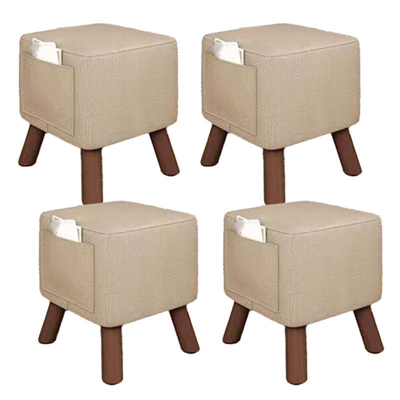 Modern Square Standard Pure Color Water Resistant Standard for Living Room