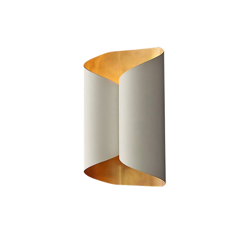 Modern Style Geometry Shape Wall Sconce Metal 2 Lights Sconces for Bedroom