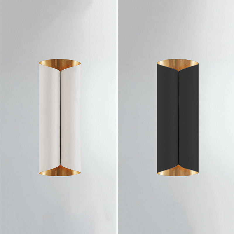 Modern Style Geometry Shape Wall Sconce Metal 2 Lights Sconces for Bedroom
