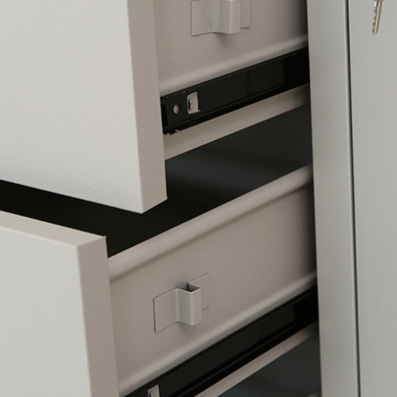 Modern File Cabinet Steel Locking Drawers and Storage Shelves Filing Cabinet