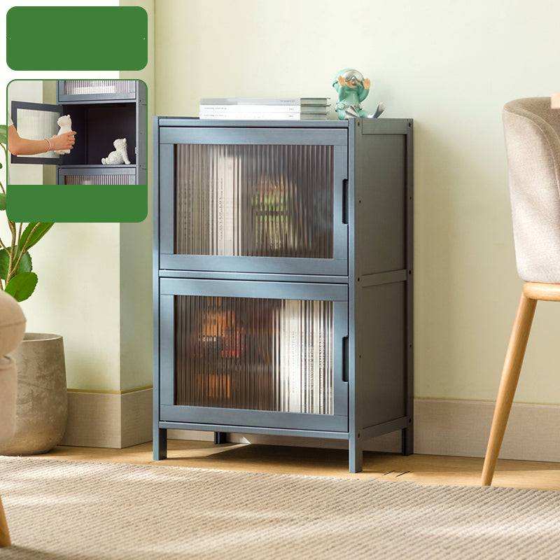 Modern Accent Cabinet with Doors and Straight Legs for Living Room