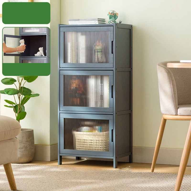 Modern Accent Cabinet with Doors and Straight Legs for Living Room