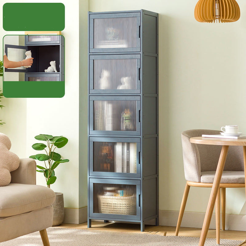 Modern Accent Cabinet with Doors and Straight Legs for Living Room
