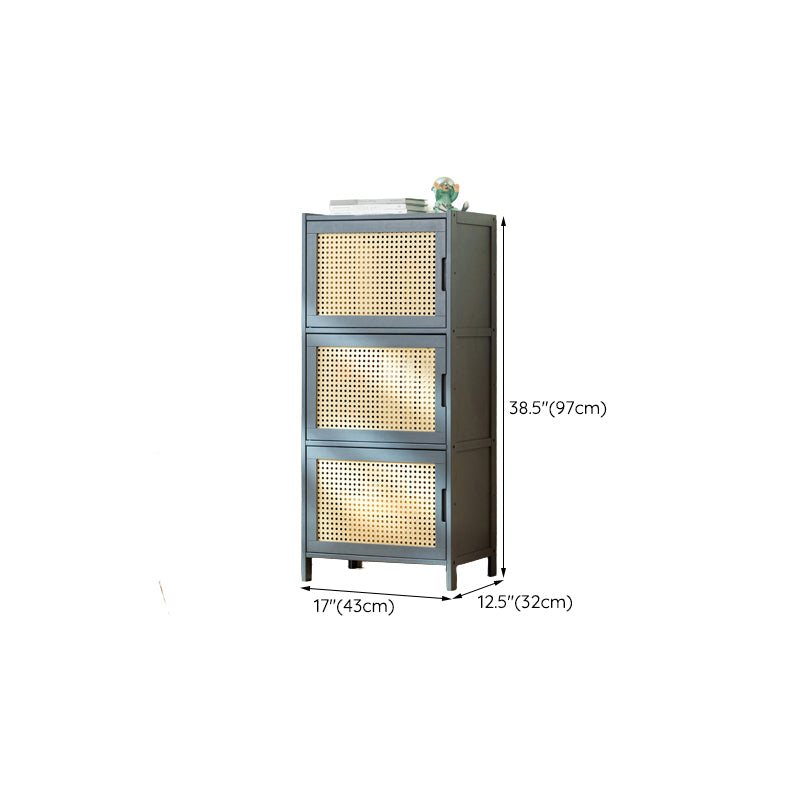 Modern Accent Cabinet with Doors and Straight Legs for Living Room