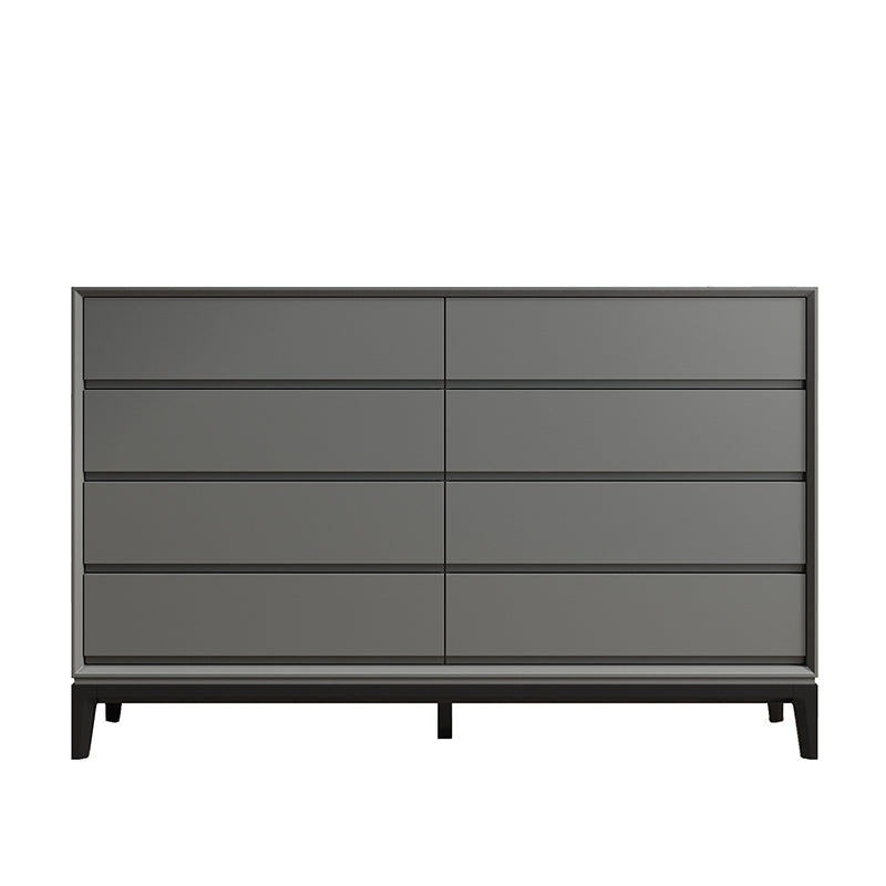 Contemporary Accent Chest with Drawers and Straight Legs Rectangle Chest