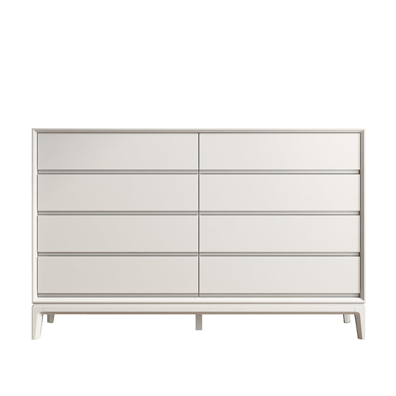 Contemporary Accent Chest with Drawers and Straight Legs Rectangle Chest