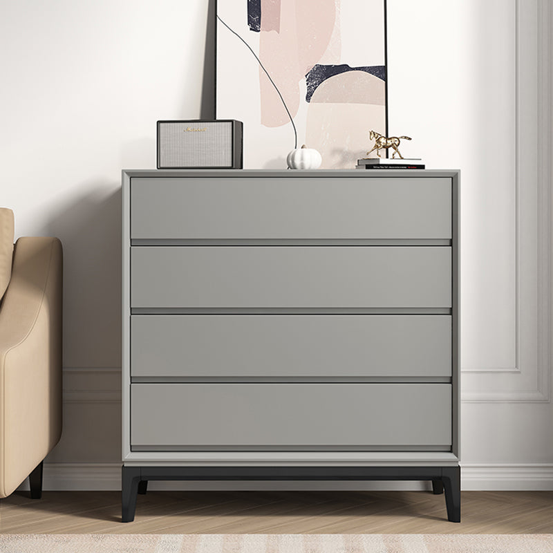 Contemporary Accent Chest with Drawers and Straight Legs Rectangle Chest
