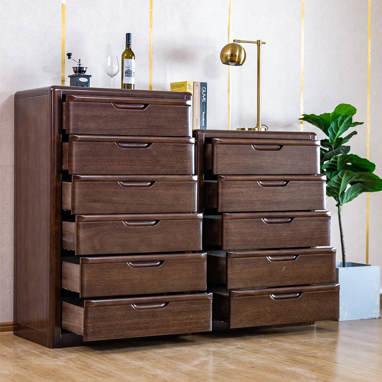 Brown 18.90" Wide Accent Chest Mid-Century Modern Wood Accent Chest