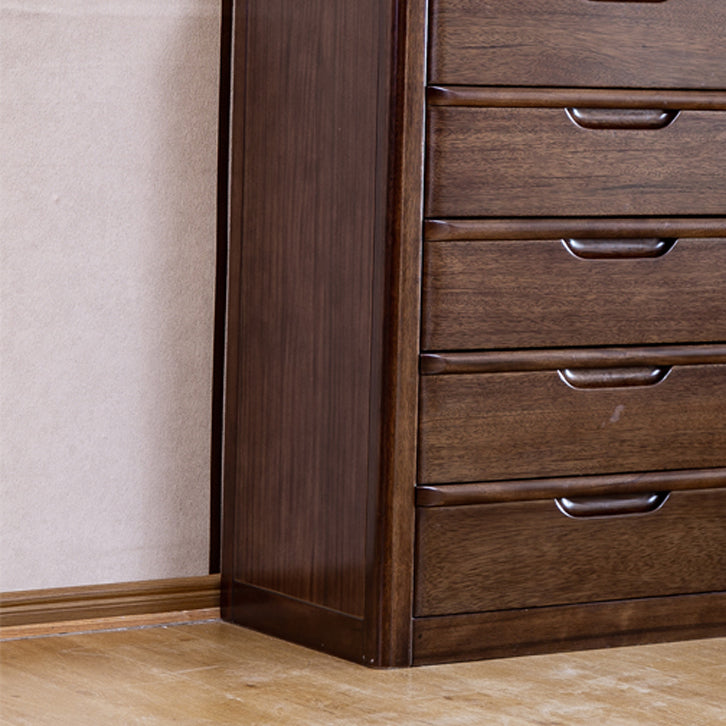 Brown 18.90" Wide Accent Chest Mid-Century Modern Wood Accent Chest
