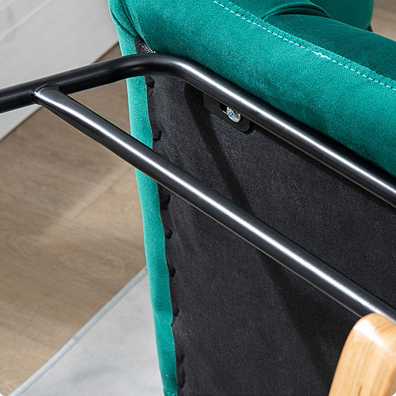 Contemporary Nursery Sofa Rocking Chair Indoor Rocking Chair with Ottoman