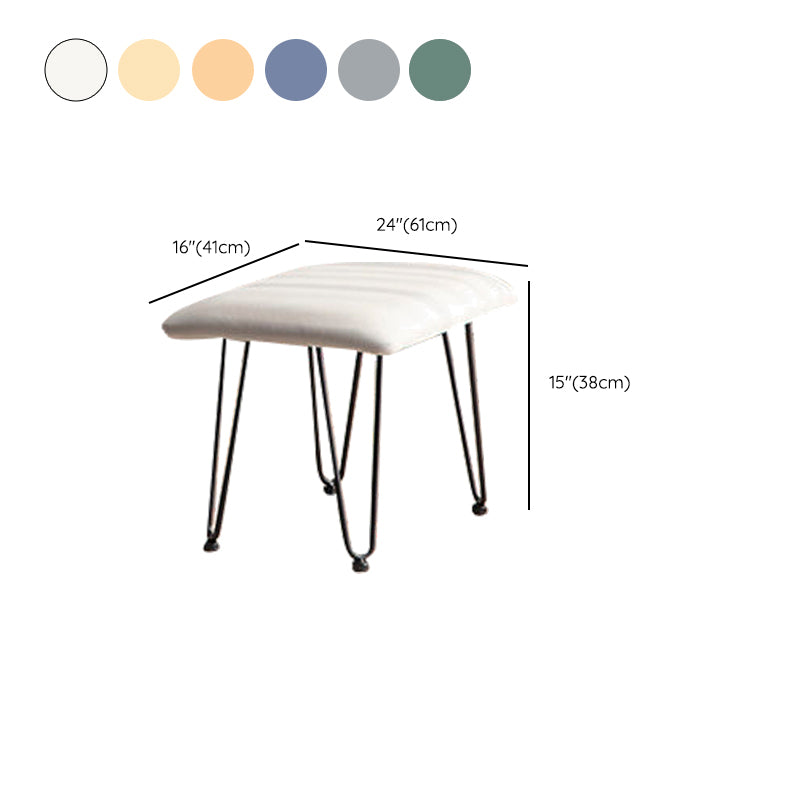 Contemporary Rocking Chair Fabric Upholstered Tufted Metal Frame Baby Rocking Chair