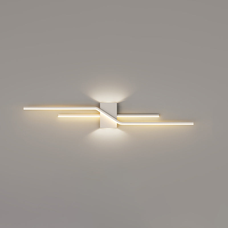 Minimalism Wall Light Fixtures Linear LED Indoor Wall Sconce Lighting for Living Room