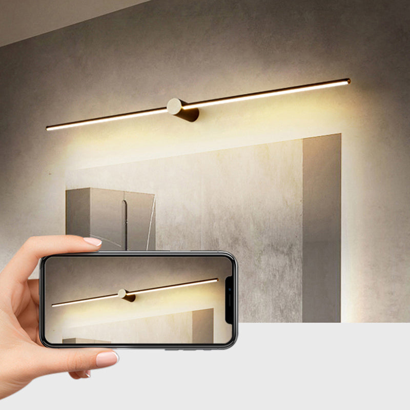 Minimalism Vanity Light Streamlined LED Wall Light Fixture for Bathroom