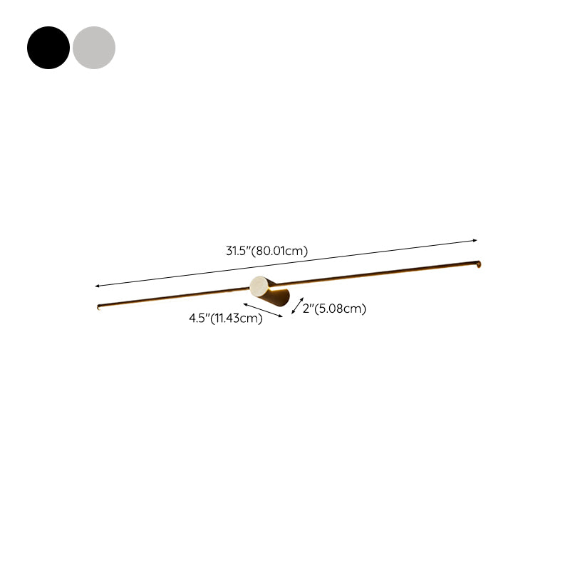 Minimalism Vanity Light Streamlined LED Wall Light Fixture for Bathroom