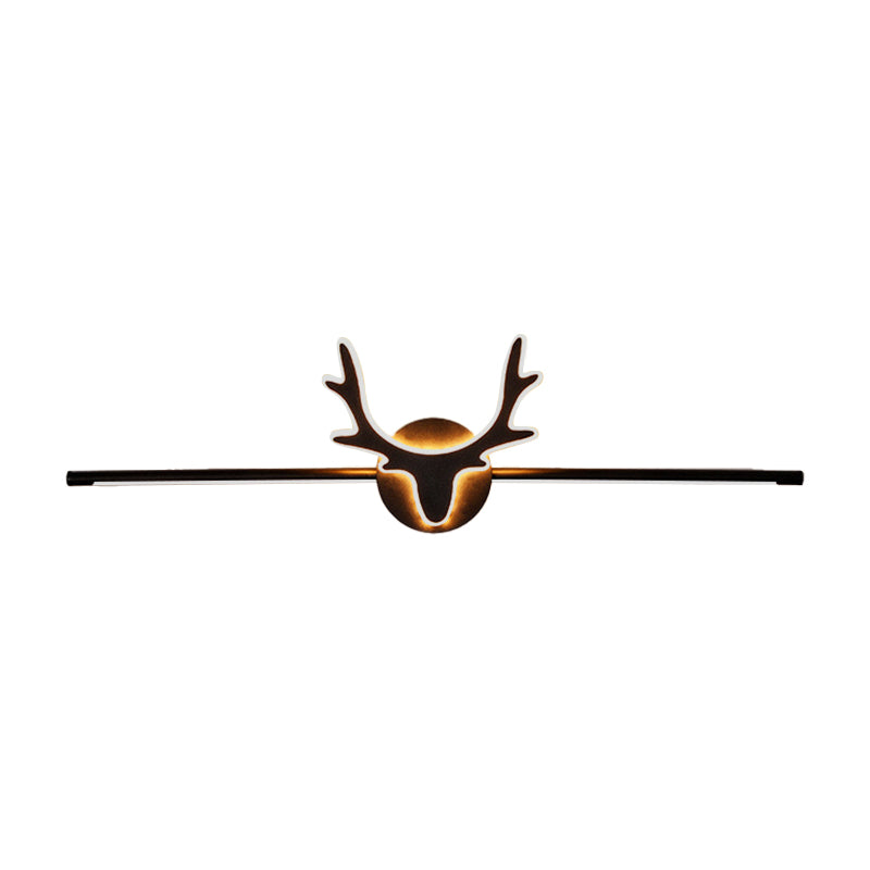 Nordic Style Iron Vanity Light Antler Shape Vanity Lamp for Shower Room