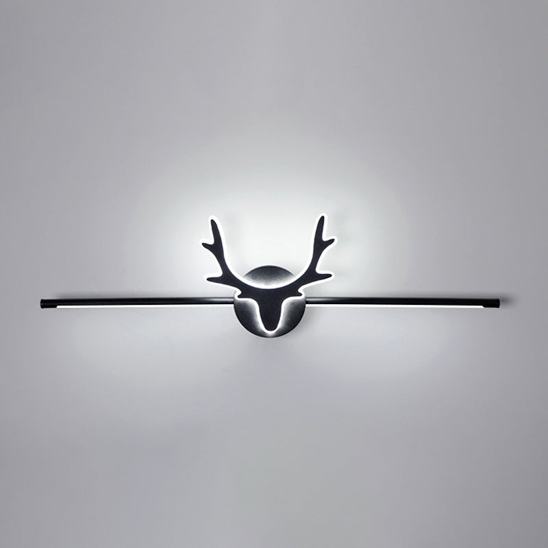 Nordic Style Iron Vanity Light Antler Shape Vanity Lamp for Shower Room