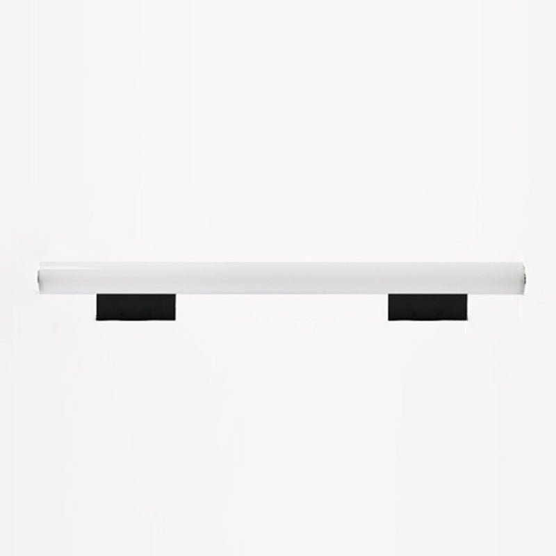 Metal Linear Vanity Lamp Modern 1-Light Vanity Wall Lights in White