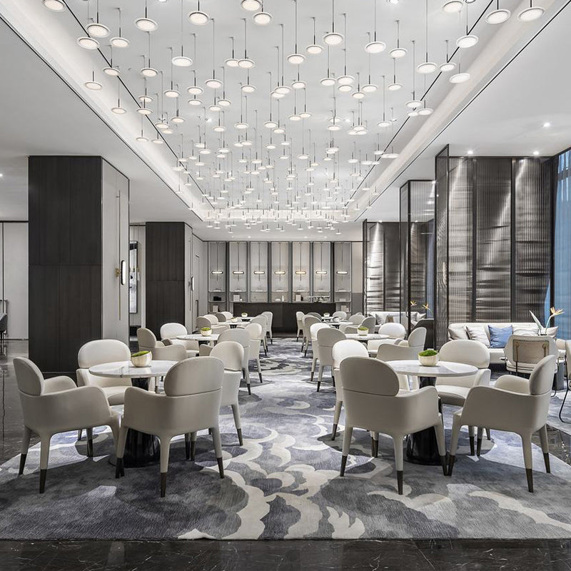 Leather Parsons Arm Chair Indoor Dining Chair for Dining Room