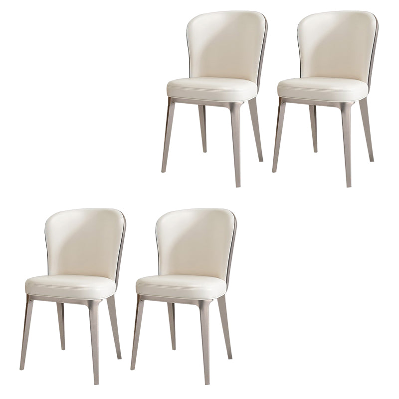 Contemporary Kitchen Dining Side Chair Upholstered Armless Chair
