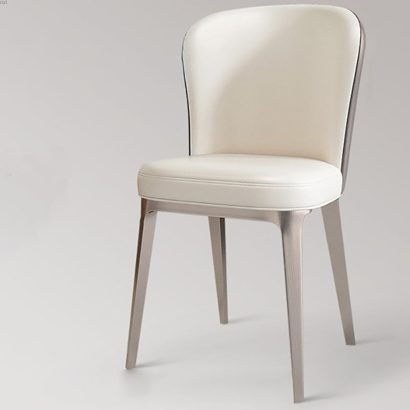 Contemporary Kitchen Dining Side Chair Upholstered Armless Chair