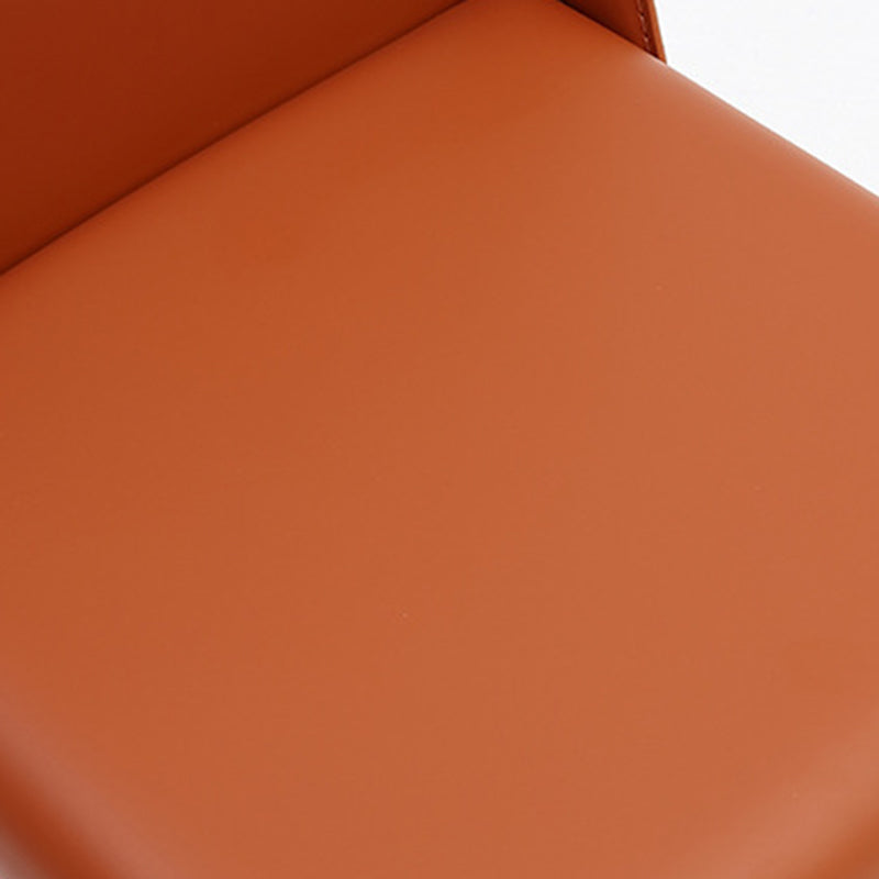 Contemporary Indoor Kitchen Chair Faux Leather Dining Side Chair