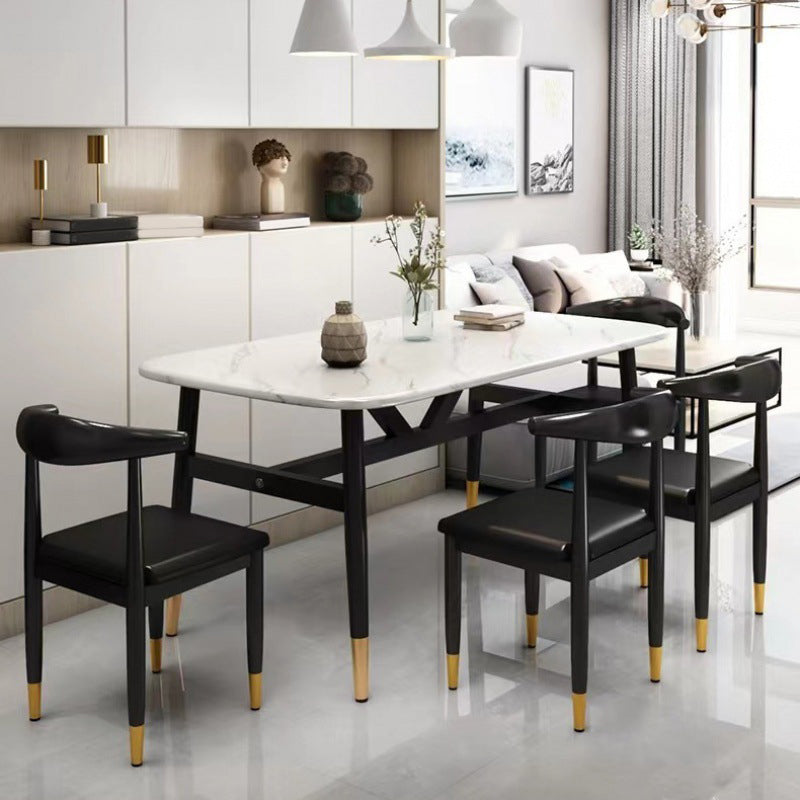 Metal Kitchen Dining Room Chair Contemporary Upholstered Chair