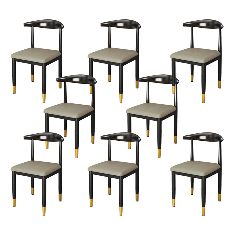 Metal Kitchen Dining Room Chair Contemporary Upholstered Chair