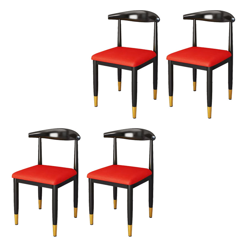 Metal Kitchen Dining Room Chair Contemporary Upholstered Chair