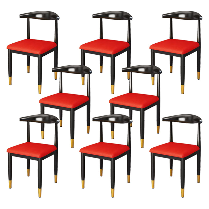 Metal Kitchen Dining Room Chair Contemporary Upholstered Chair